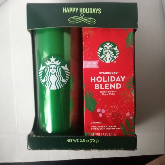 Starbucks Holiday Blend & Tumbler Gift Set
